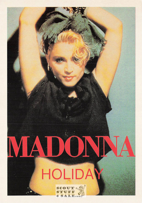 Madonna Holiday Album Album French Postcard, Editions Nugeron #P1