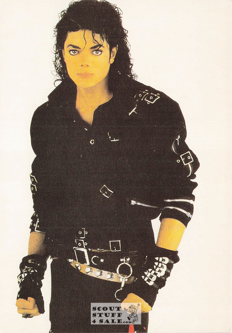 Michael Jackson Bad Album Album French Postcard, Editions Nugeron #P35