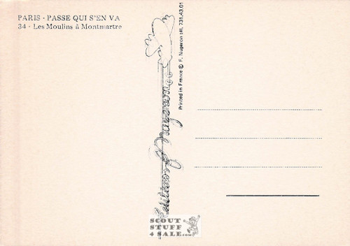 1900's Paris Photography Postcard, Editions Nugeron #PARIS34