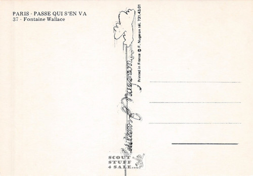 1900's Paris Photography Postcard, Editions Nugeron #PARIS37