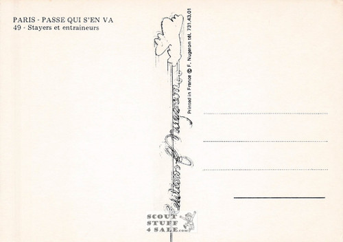 1900's Paris Photography Postcard, Editions Nugeron #PARIS49