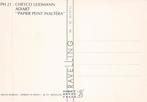 Cheyco Leidmann Photography French Postcard, Editions Nugeron #PH21