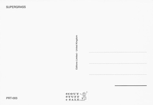 Supergrass British Postcard, Editions Nugeron #PRT3