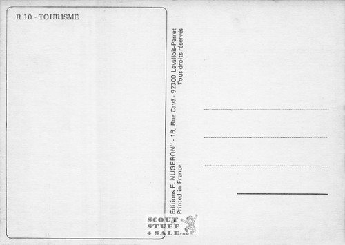 1900's French Travel Promotion Poster on Postcard, Arcachon, Editions Nugeron #R10