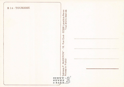 1900's French Travel Promotion Poster on Postcard, Marseille, Editions Nugeron #R14