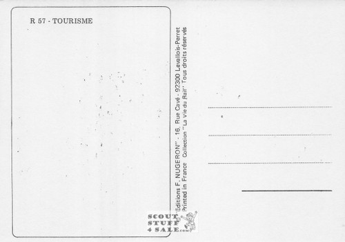 1900's French Travel Promotion Poster on Postcard, St Valery En Caux, Nugeron #R57