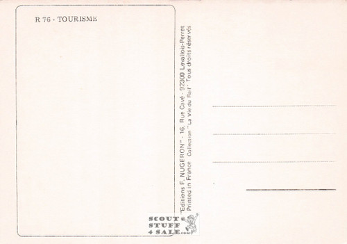 1900's French Travel Promotion Poster on Postcard, La Savoie, Ed. Nugeron #R76