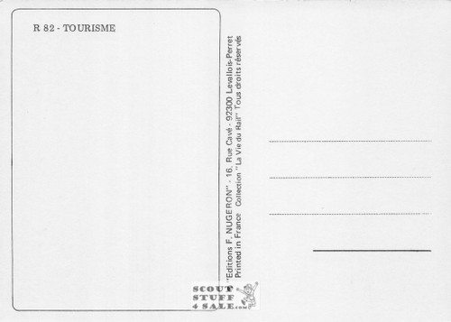 1900's French Travel Promotion Poster on Postcard, Font-Romeu, Nugeron #R82