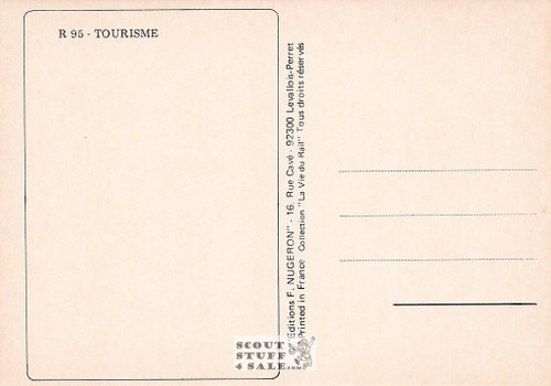 1900's French Travel Promotion Poster on Postcard, Paris, Editions Nugeron #R95