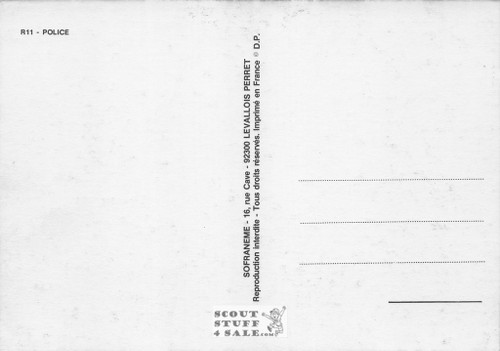 Police Band French Postcard, Editions Nugeron #R-11