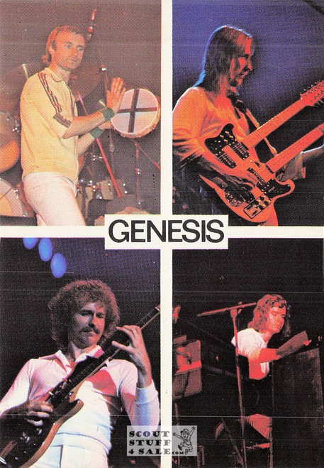 Genesis Band French Postcard, Editions Nugeron #R-17