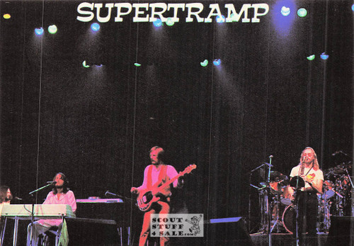 Supertramp Band French Postcard, Editions Nugeron #R-20