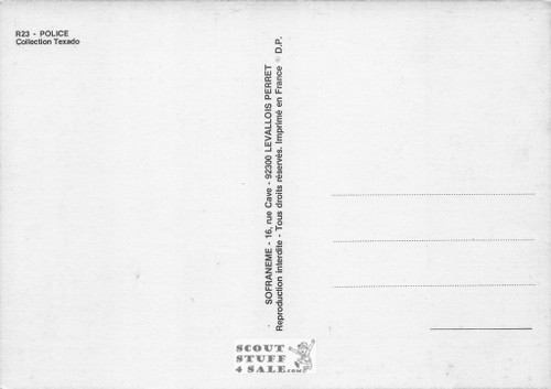 Police Band French Postcard, Editions Nugeron #R-23