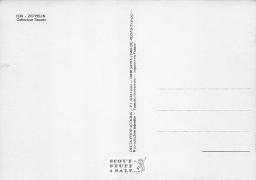 Led Zeppelin Band French Postcard, Editions Nugeron #R-39