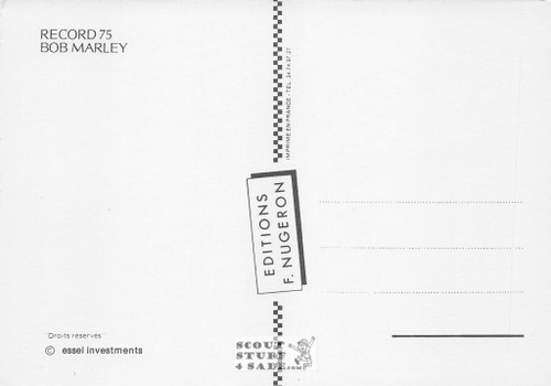 Bob Marley Legend Album French Postcard, Editions Nugeron #RECORD75