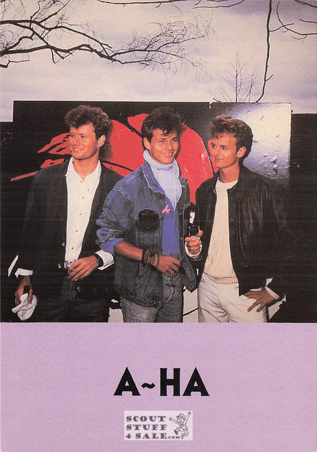 A-Ha Band French Postcard, Editions Nugeron #RECORD149