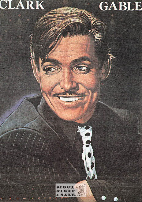 Clark Gable French Postcard, Editions Nugeron #STAR10