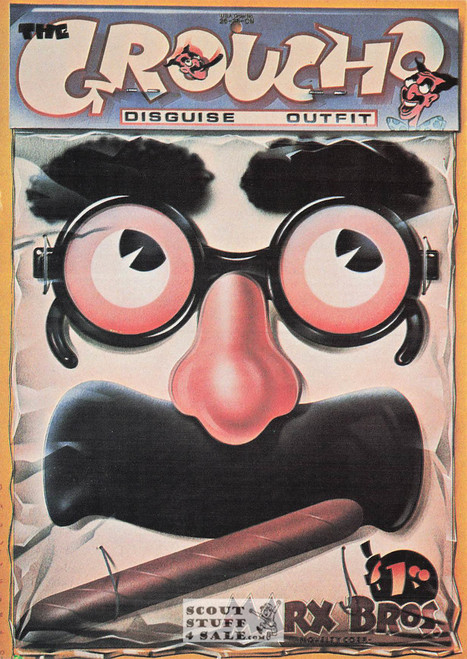Groucho Marx French Postcard, Editions Nugeron #STAR12