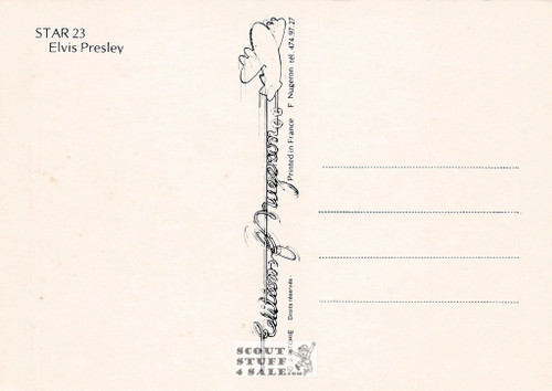Elvis Presley French Postcard, Editions Nugeron #STAR23