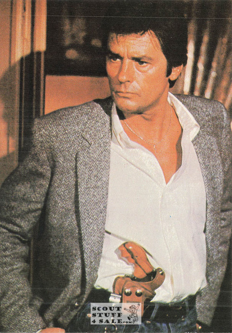 Alain Delon French Postcard, Editions Nugeron #STAR40