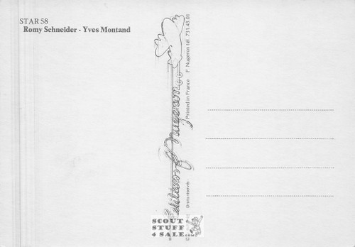 Romy Schneider French Postcard, Editions Nugeron #STAR58