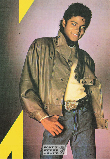 Michael Jackson French Postcard, Editions Nugeron #STAR90