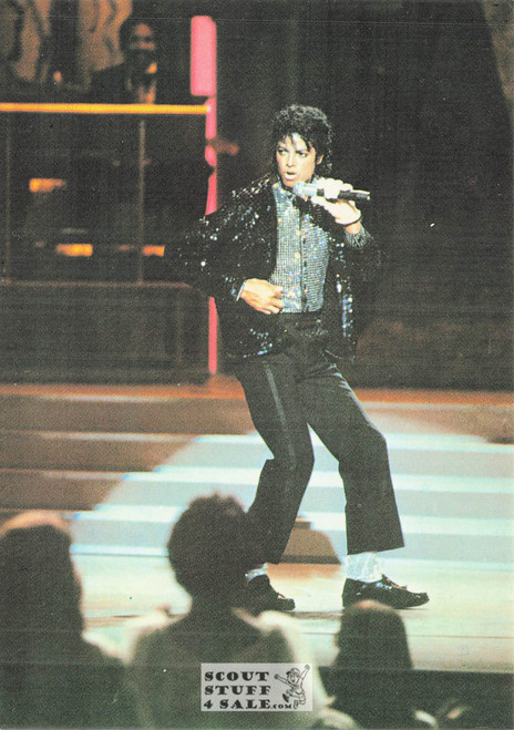 Michael Jackson French Postcard, Editions Nugeron #STAR96