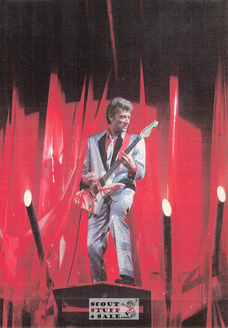 Johnny Hallyday French Postcard, Editions Nugeron #STAR118