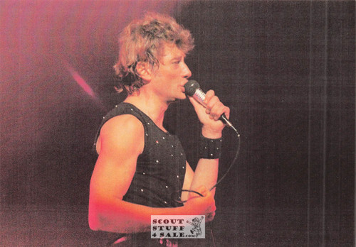 Johnny Hallyday French Postcard, Editions Nugeron #STAR121