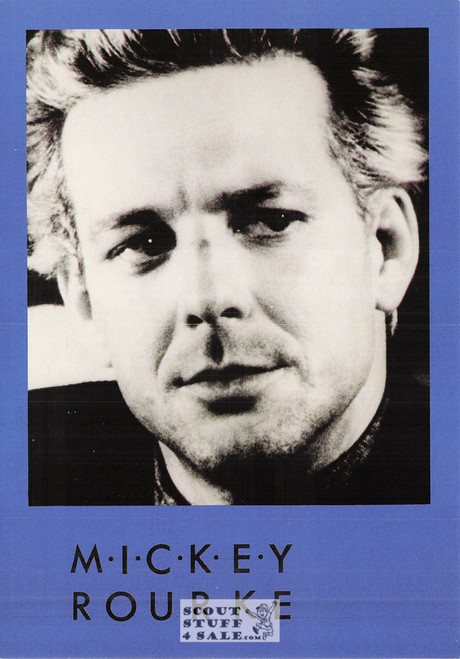 Mickey Rourke French Postcard, Editions Nugeron #STAR142