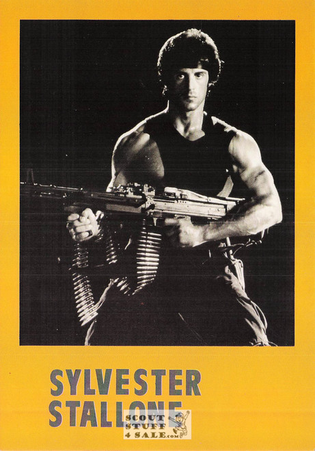 Sylvester Stallone French Postcard, Editions Nugeron #STAR144