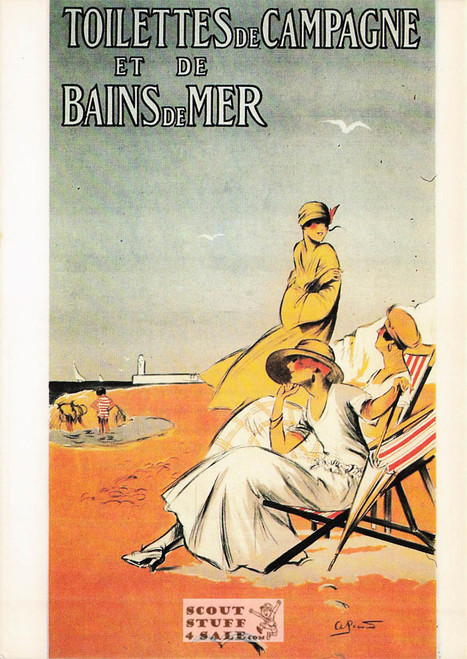 1900's French Clothing Advertisement Poster on Postcard, Editions Nugeron #V6