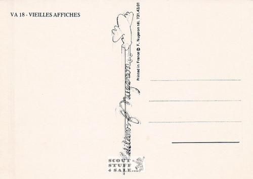 1900's French Advertising Poster on Postcard, Geugeot Automobiles, Nugeron #VA18