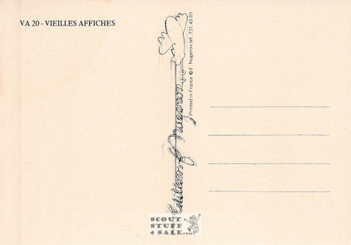 1900's French Advertising Poster on Postcard, Delage Automobiles, Nugeron #VA20