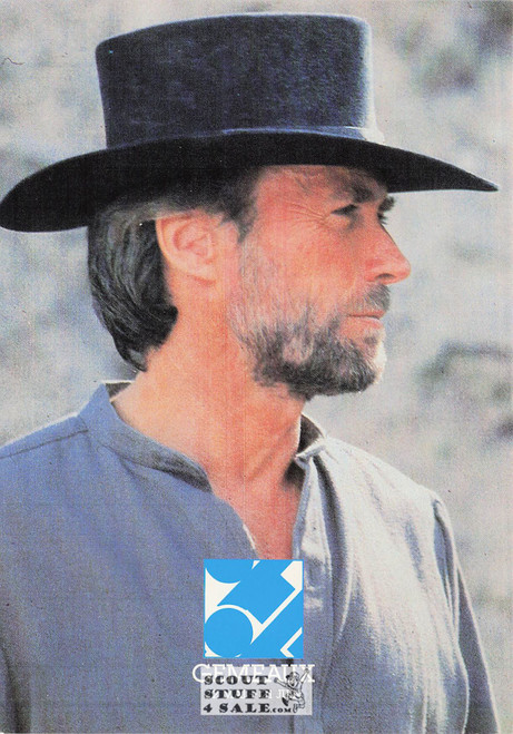 Zodiac Series on Postcards in French, Gemini-Clint Eastwood, Editions Nugeron #ZODIAC10