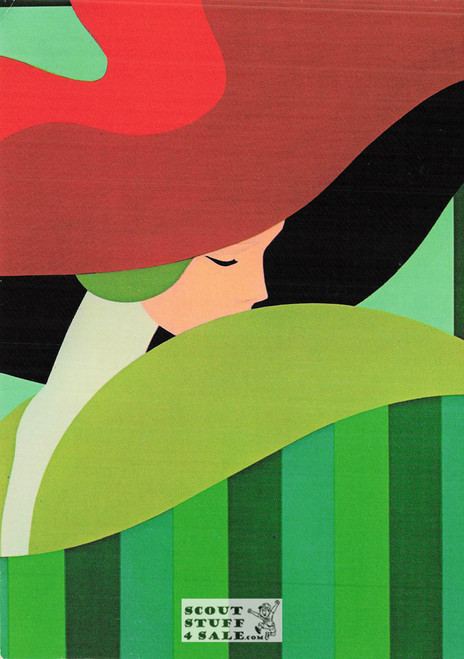 La Signora Di Mailano - 1981 Painting by Amleto Dalla Costa on Postcard, Italian, #DC5