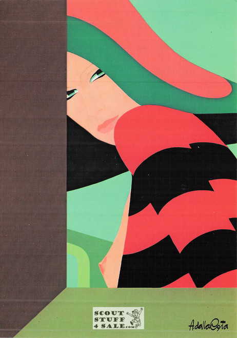 L'Ultima Sera - 1981 Painting by Amleto Dalla Costa on Postcard, Italian, #DC78