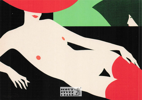 Due Donna - 1983 Painting by Amleto Dalla Costa on Postcard, Italian, #DC96