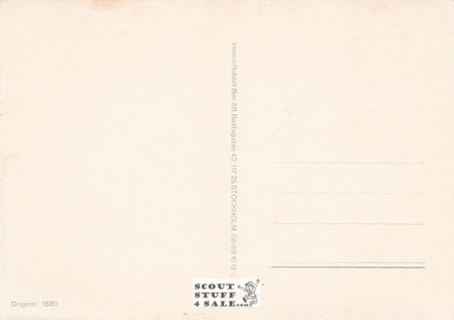 Vintage Reproduction of a 1880 Postcard, Good Old Days Postcard Co. Sweden, #GO17