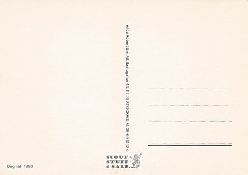 Vintage Reproduction of a 1880 Postcard, Good Old Days Postcard Co. Sweden, #GO18