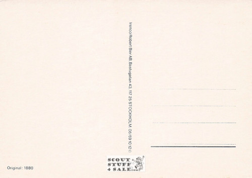 Vintage Reproduction of a 1880 Postcard, Good Old Days Postcard Co. Sweden, #GO19