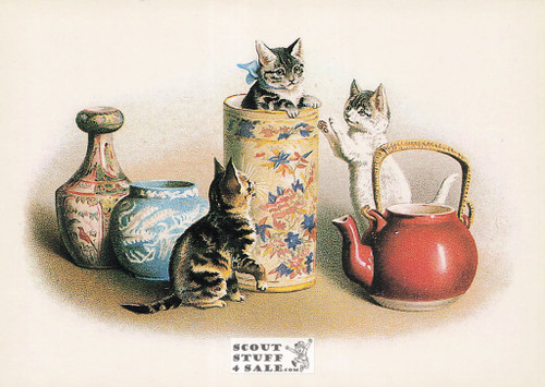 Vintage Reproduction of a 1900 Postcard, Good Old Days Postcard Co. Sweden, #GO51