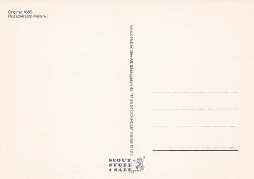 Vintage Reproduction of a 1885 Postcard, Good Old Days Postcard Co. Sweden, #GO54