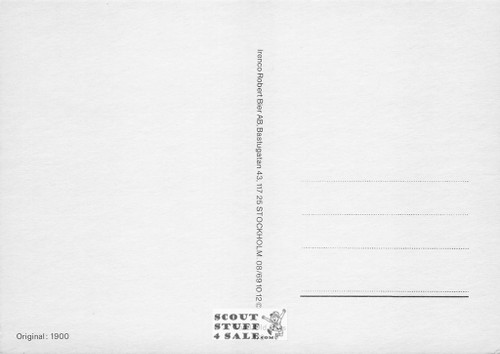 Vintage Reproduction of a 1900 Postcard, Good Old Days Postcard Co. Sweden, #GO179