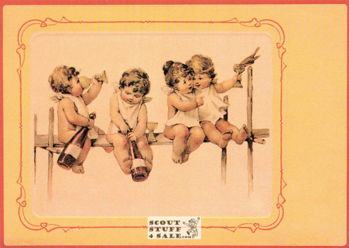 Vintage Reproduction of a 1900 Postcard, Good Old Days Postcard Co. Sweden, #GO184