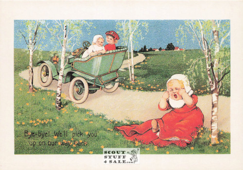 Vintage Reproduction of a 1900 Postcard, Good Old Days Postcard Co. Sweden, #GO189