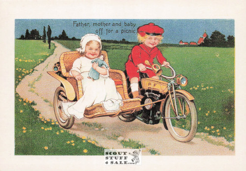 Vintage Reproduction of a 1900 Postcard, Good Old Days Postcard Co. Sweden, #GO191