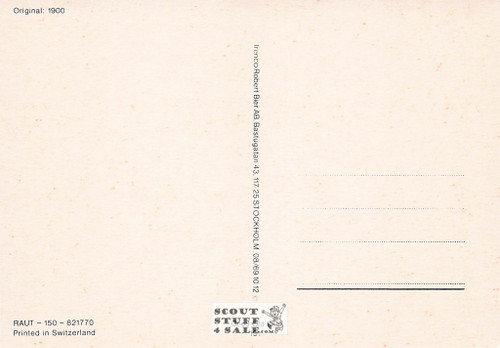 Vintage Reproduction of a 1900 Postcard, Good Old Days Postcard Co. Sweden, #GO191