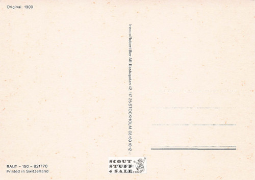 Vintage Reproduction of a 1900 Postcard, Good Old Days Postcard Co. Sweden, #GO192