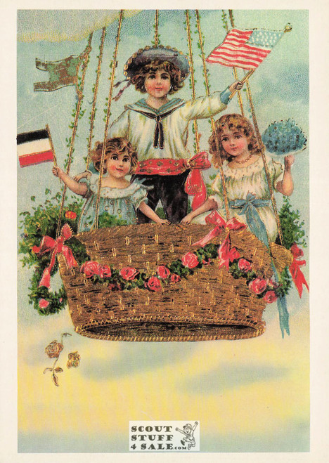 Vintage Reproduction of a 1900 Postcard, Good Old Days Postcard Co. Sweden, #GO247